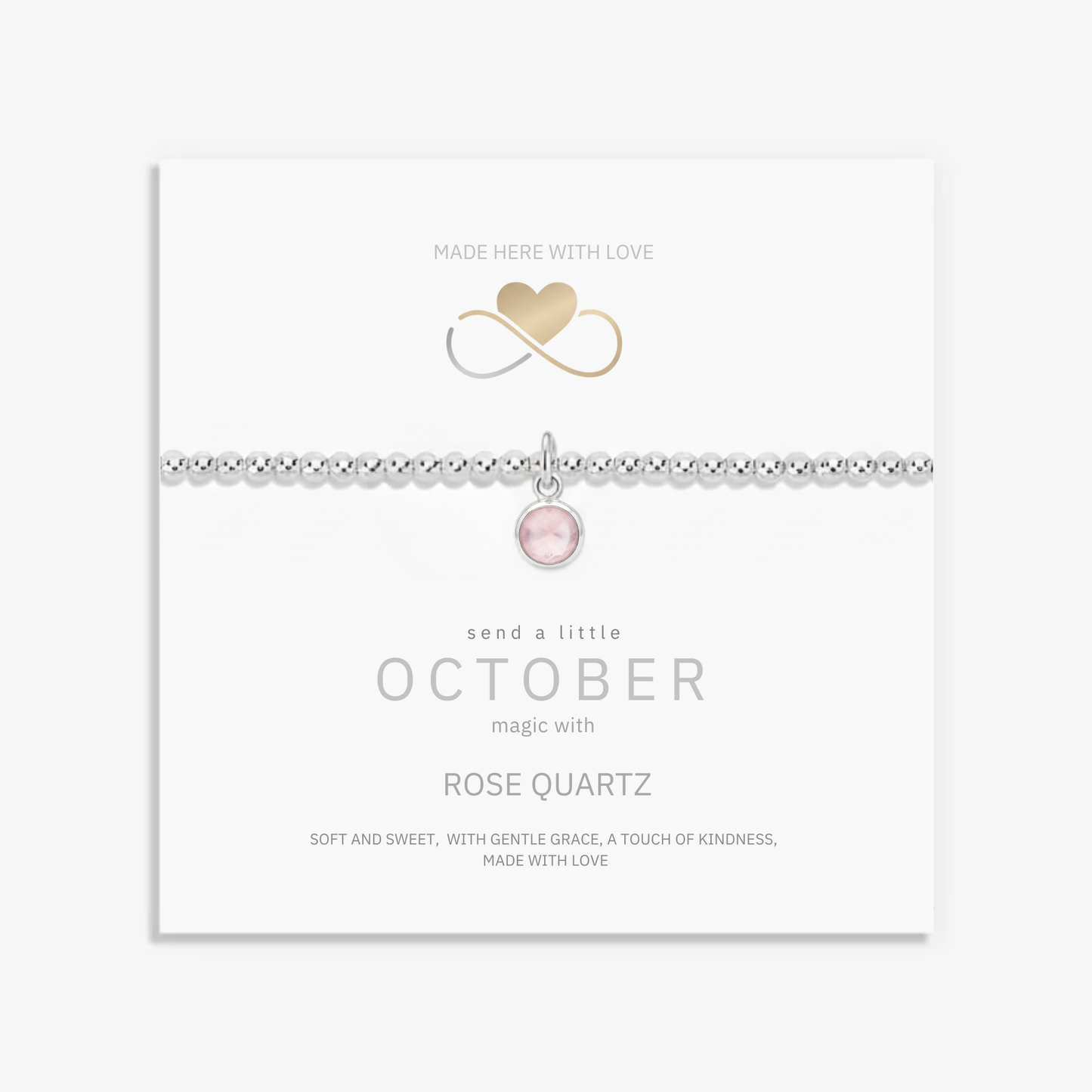 Rose Quartz Jewellery Set | Gemstone Bracelet and Ring