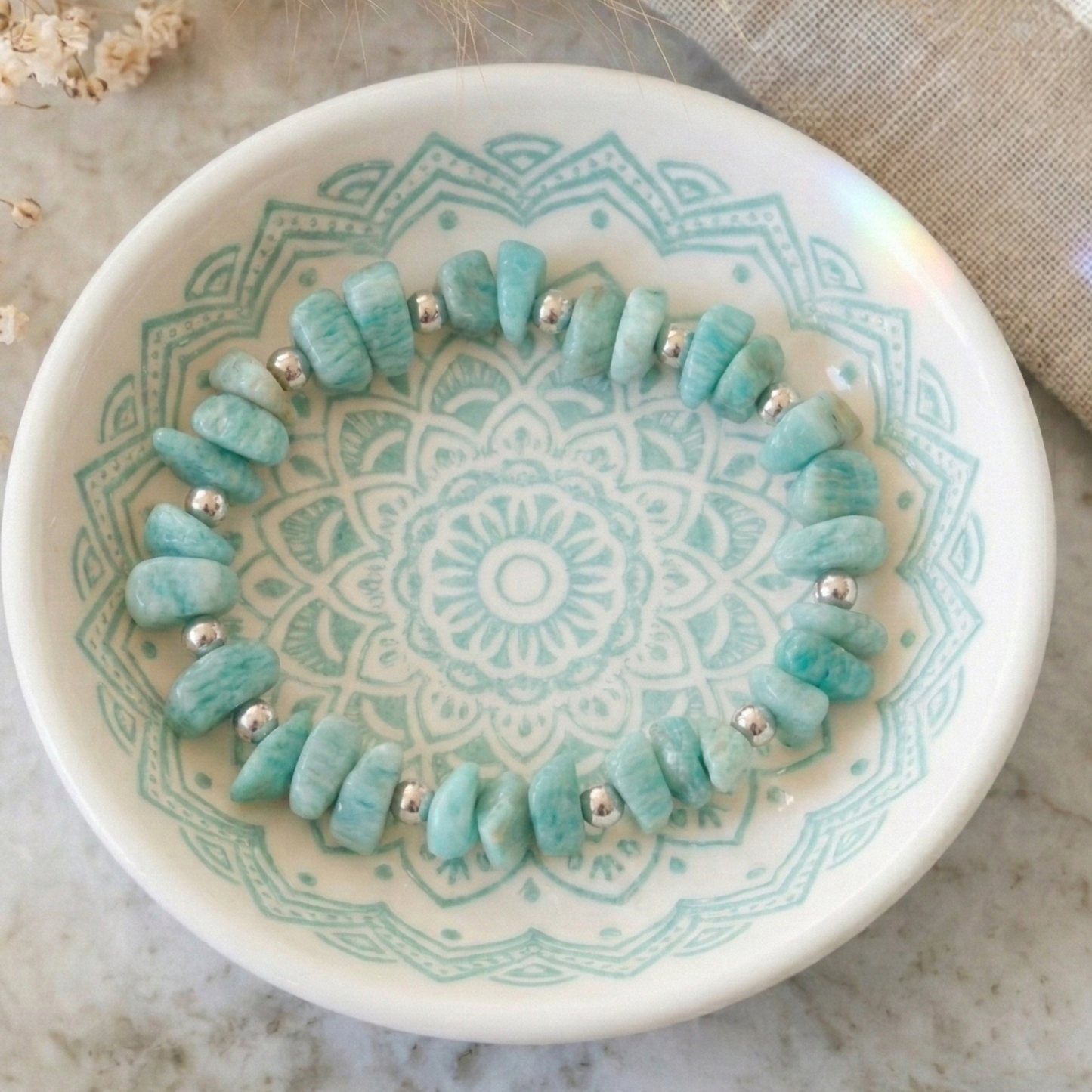 Amazonite Gemstone Bracelet