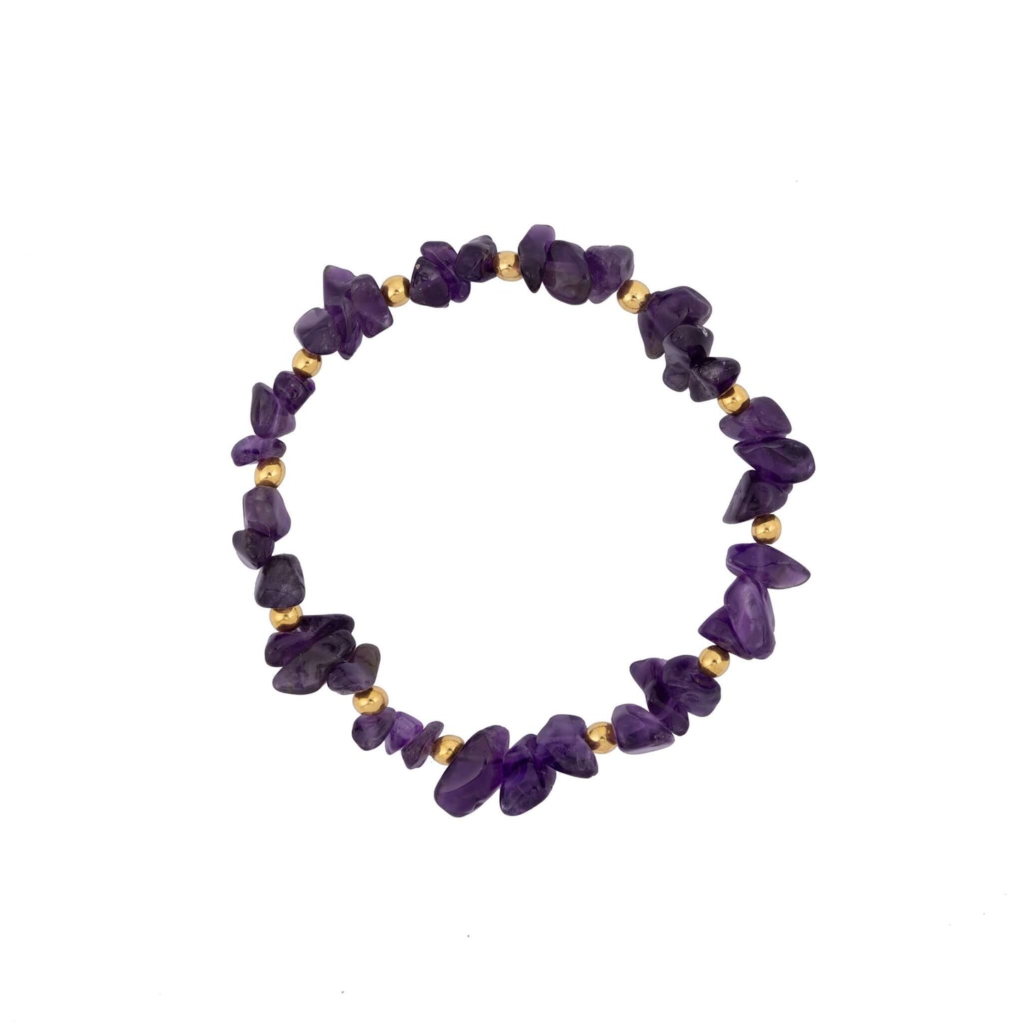 Amethyst Crystal Bracelet - Made Here with Love