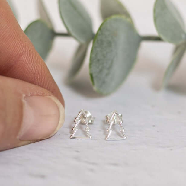 Christmas Tree Stud Earrings - Made Here with Love