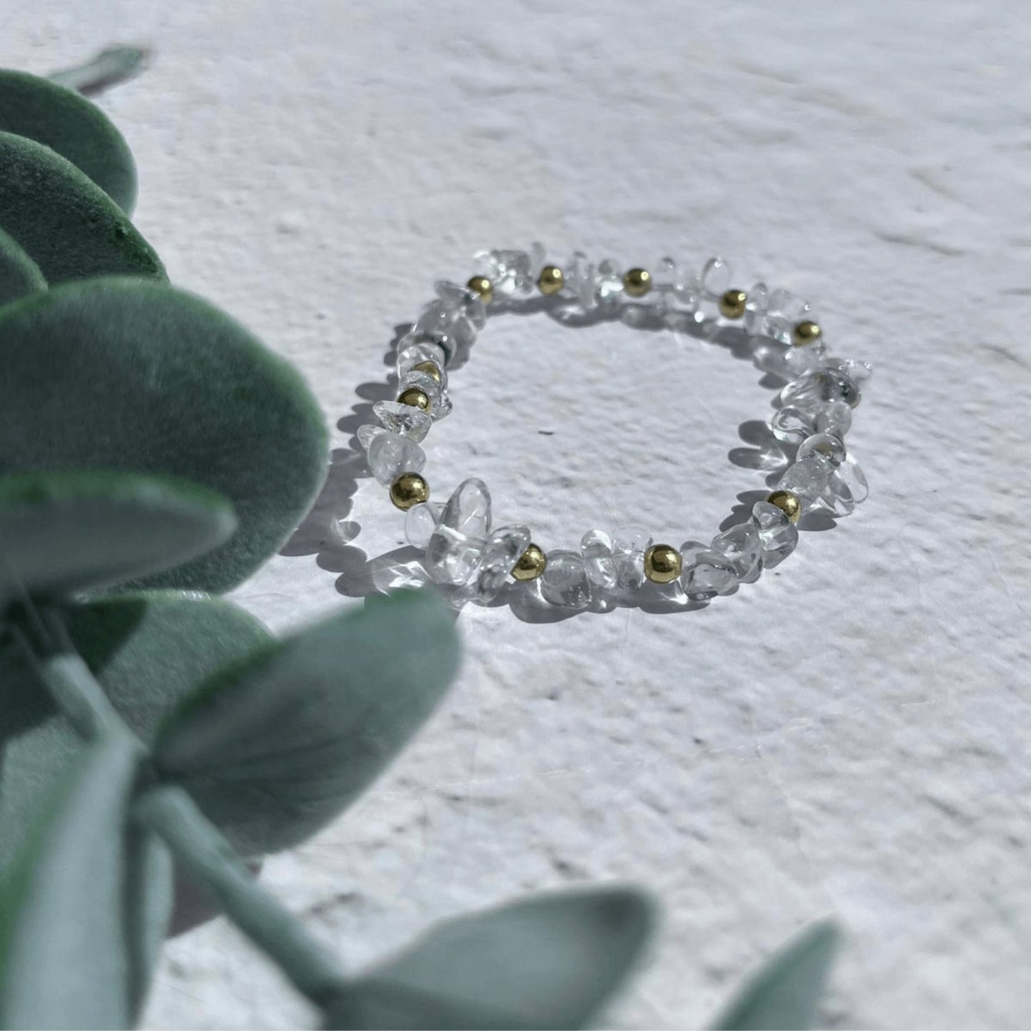 Clear Quartz Bracelet - Made Here with Love