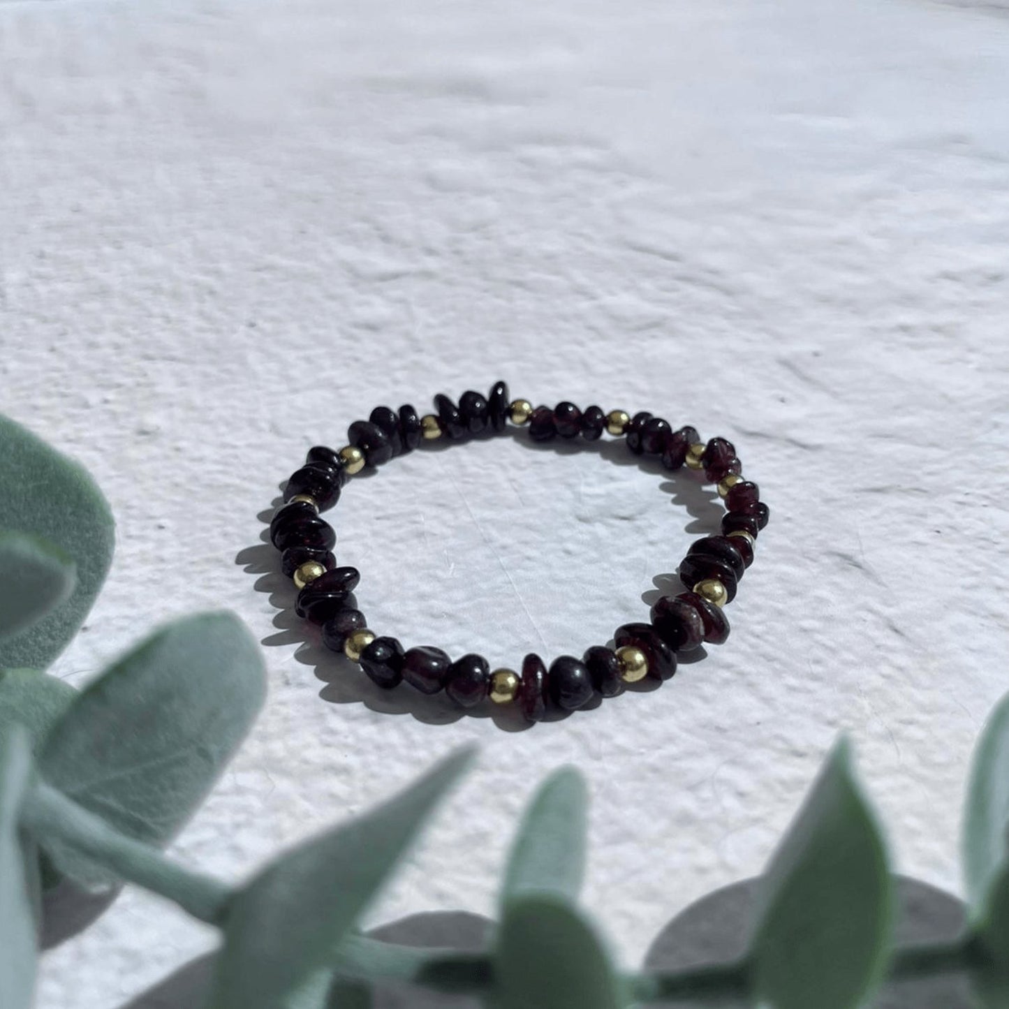 Garnet Bracelet - Made Here with Love