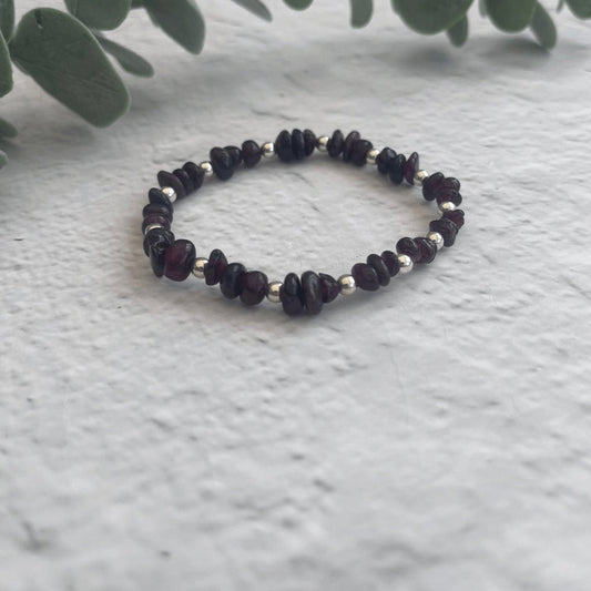 Garnet Bracelet - Made Here with Love