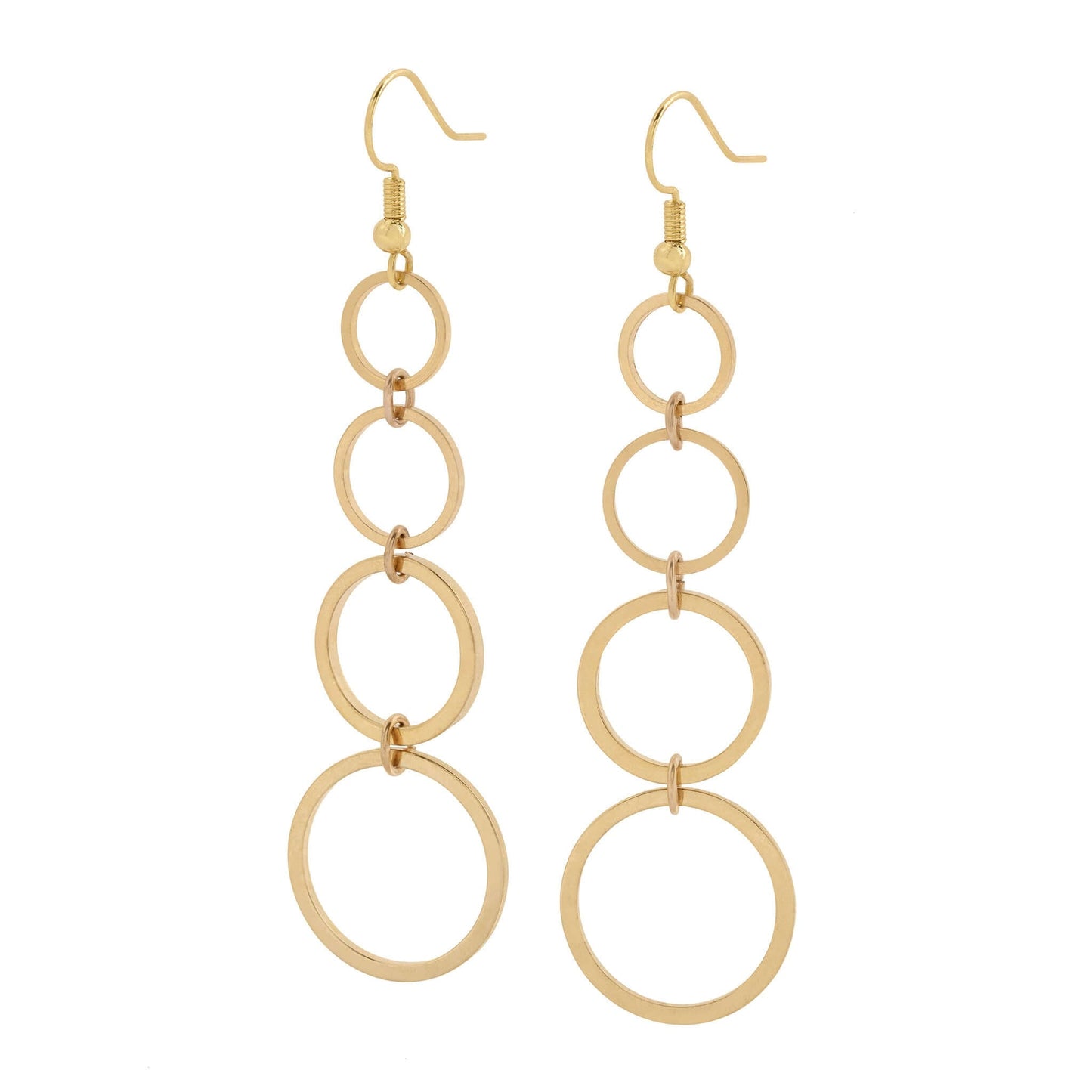 Gold Drop Earrings - Made Here with Love