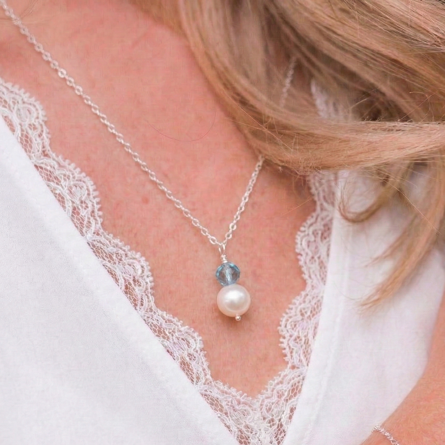 Pearl and Crystal Necklace