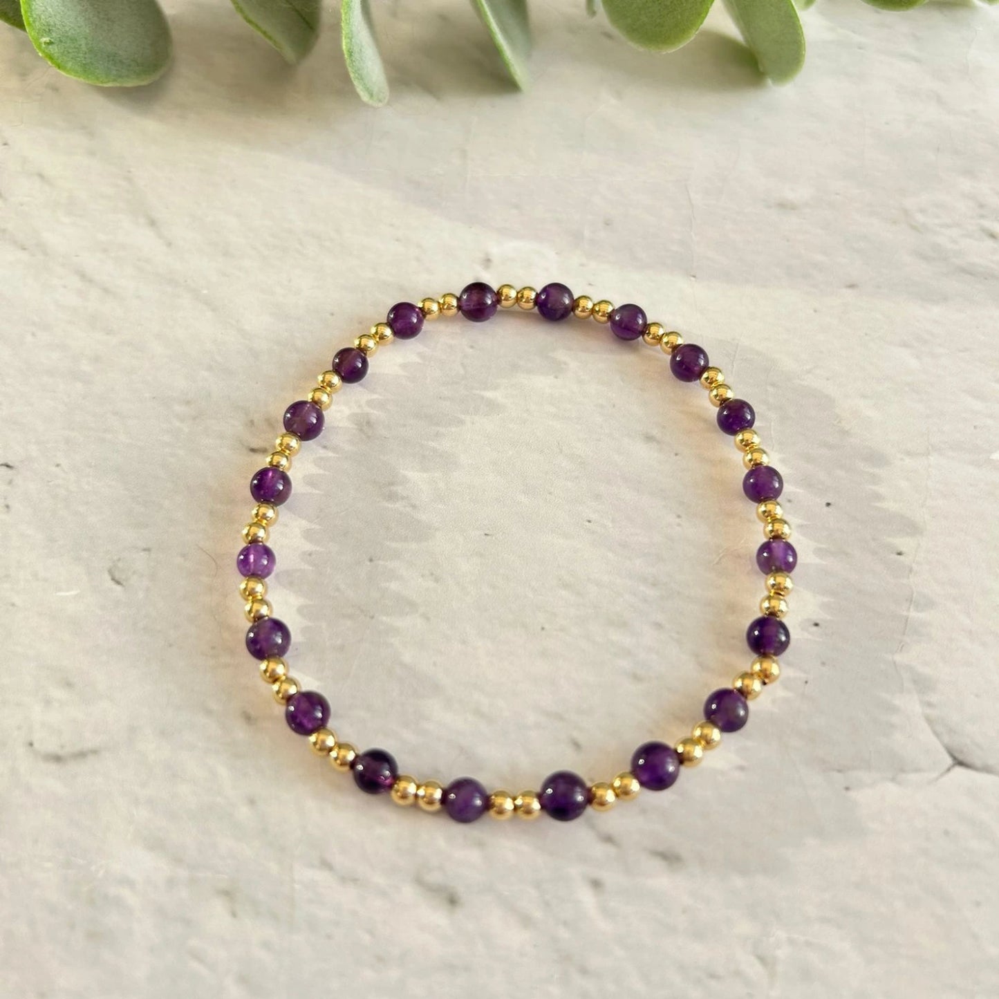 Amethyst Gemstone Bracelet