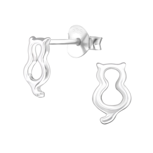 Cat Stud Earrings
