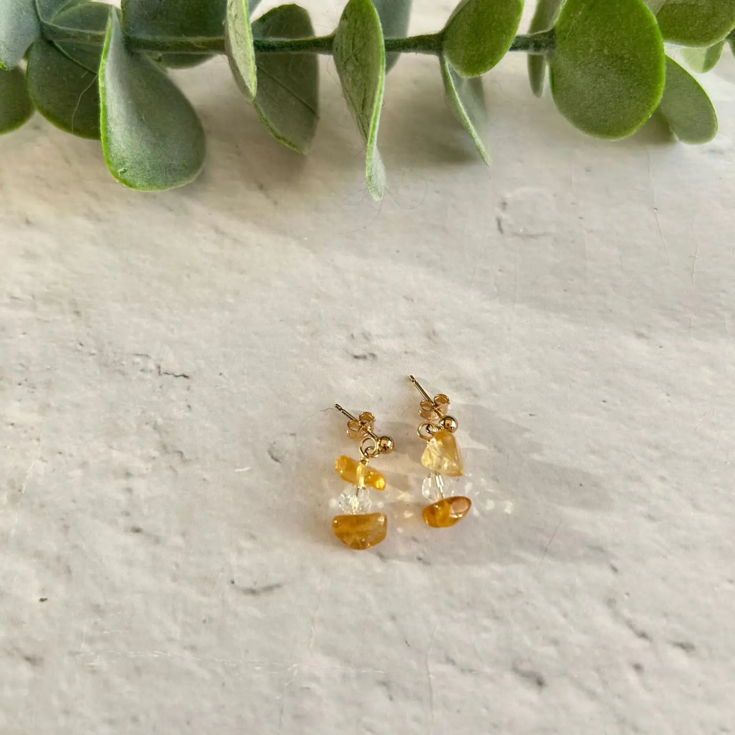 Citrine Gemstone Earrings