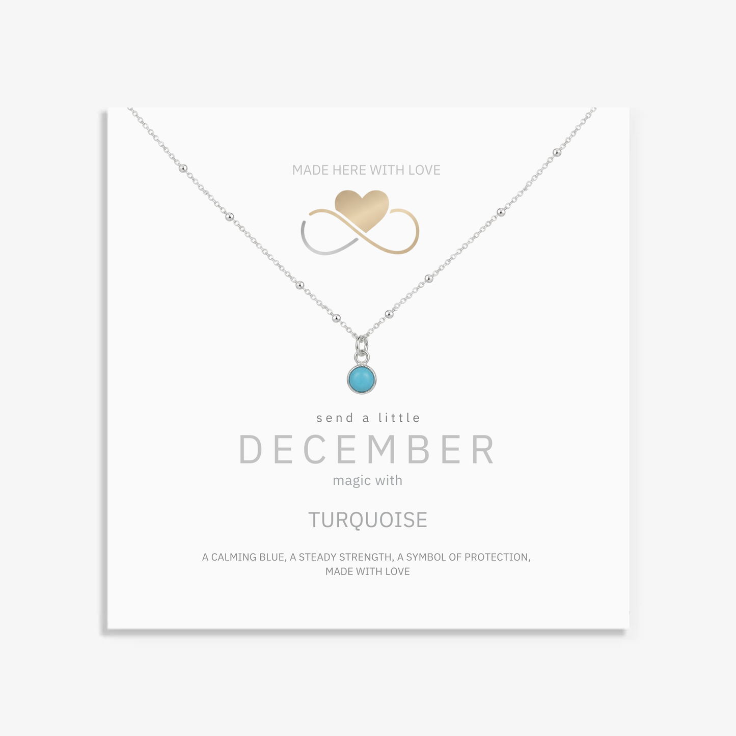 Turquoise December Birthstone Necklace