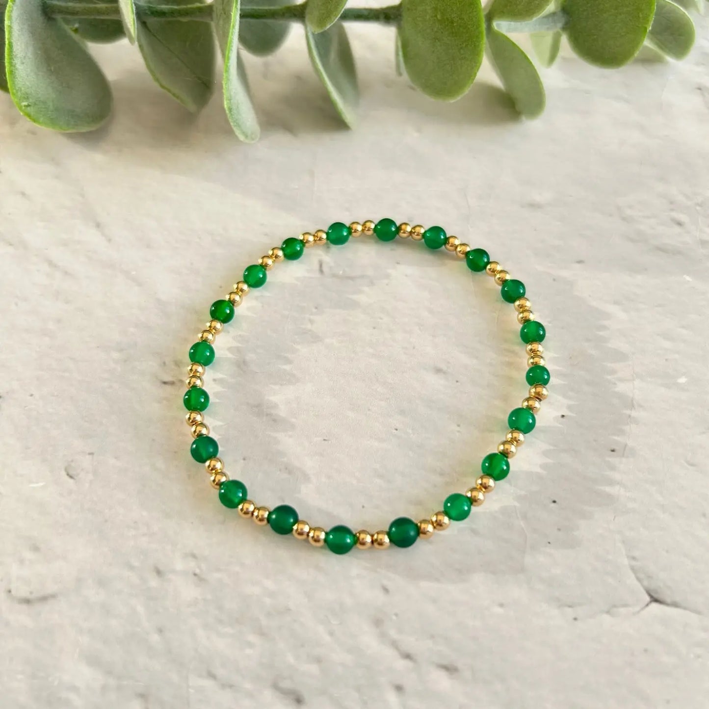 Green Gemstone Bracelet