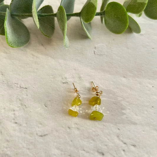 Jade Gemstone Earrings