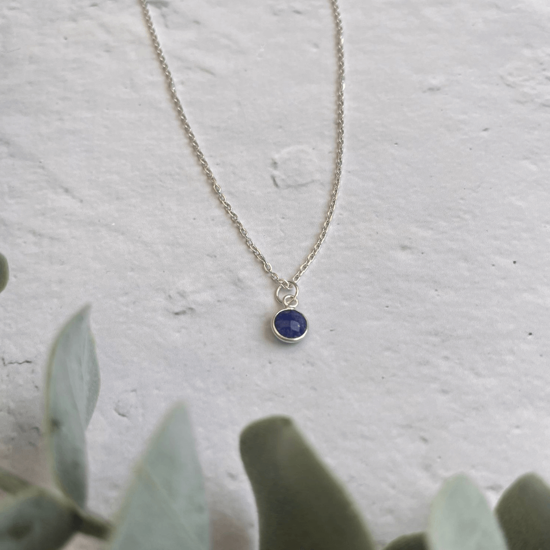 Sapphire Birthstone Necklace