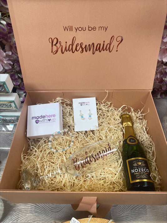 Gift Box for Bridesmaid, WIll you be my bridesmaid gift box? 