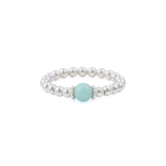 Amazonite Gemstone Ring