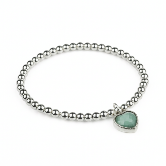 Heart Charm Bracelet