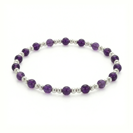 Amethyst Gemstone Bracelet