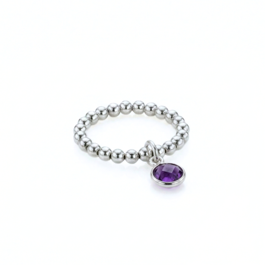 Amethyst Birthstone Ring