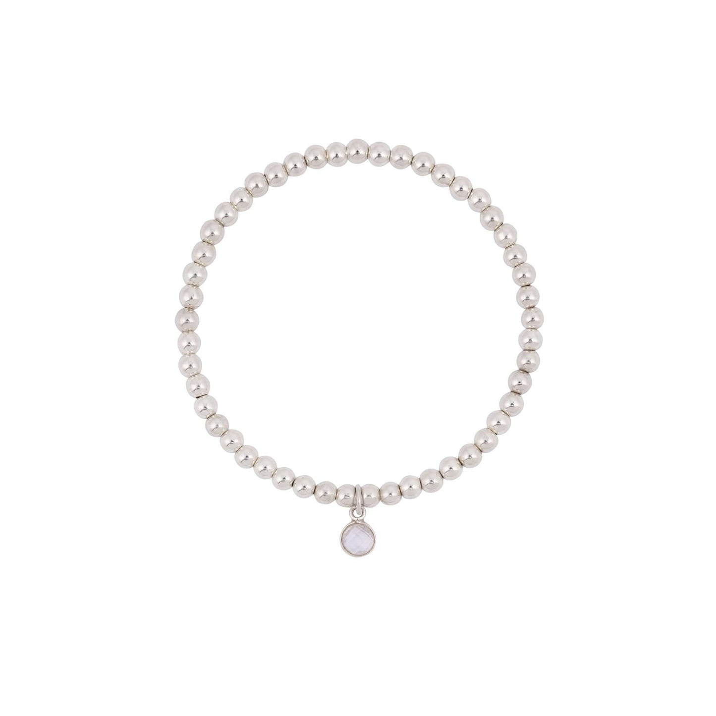 Clear Quartz April Birthstone Bracelet - Made Here with Love