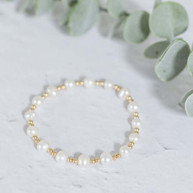 Freshwater Pearl Bracelet - Made Here with Love