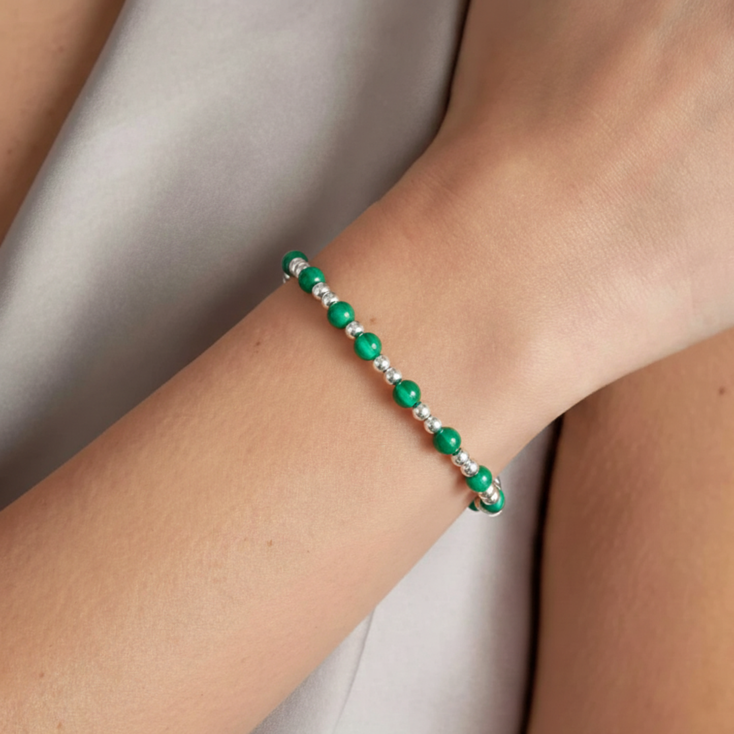 Green Gemstone Bracelet