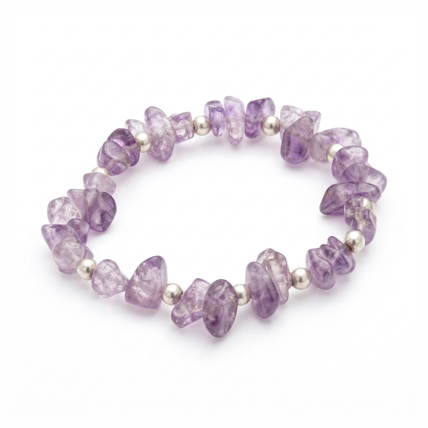 Lilac Cape Amethyst Gemstone Bracelet