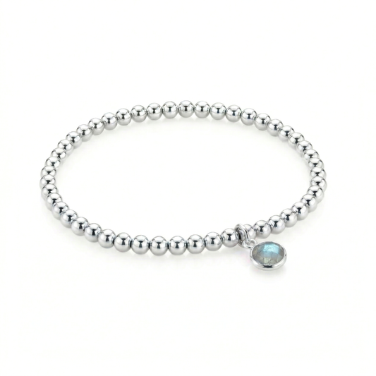 Labradorite March Birthstone Bracelet