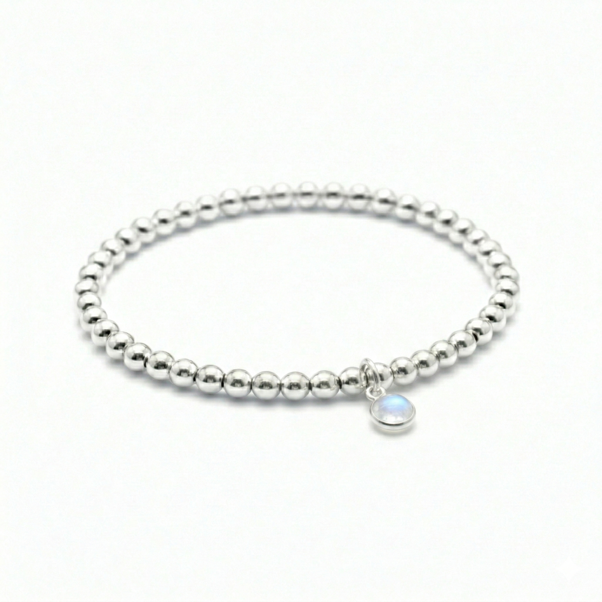 June Moonstone Birthstone Bracelet