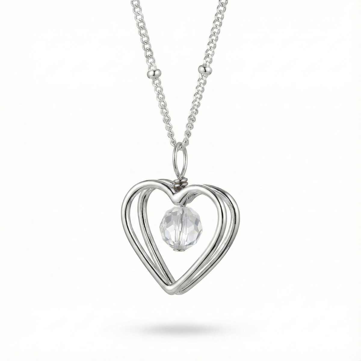 Crystal Heart Necklace