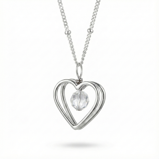Crystal Heart Necklace