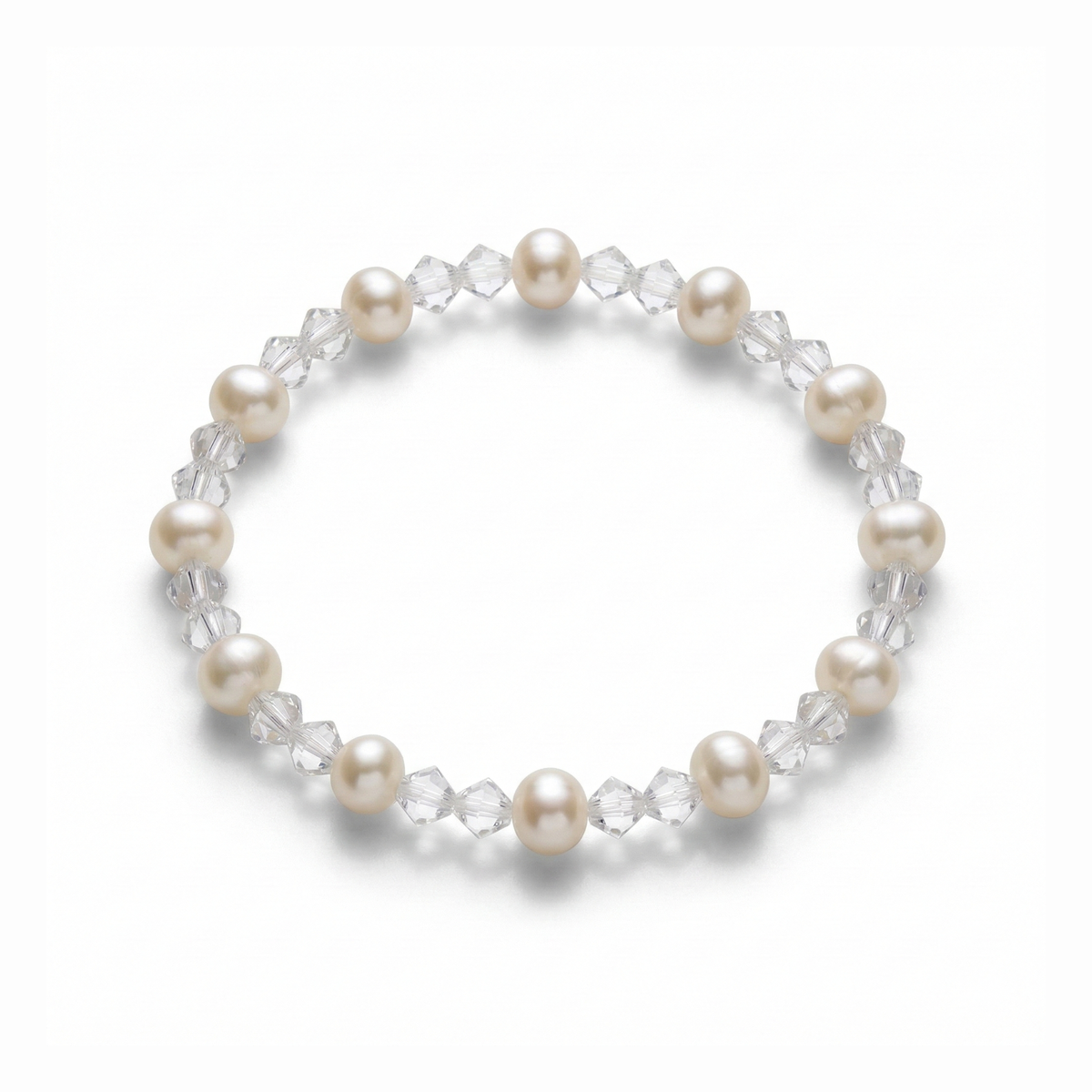 Freshwater Pearl Crystal Bracelet