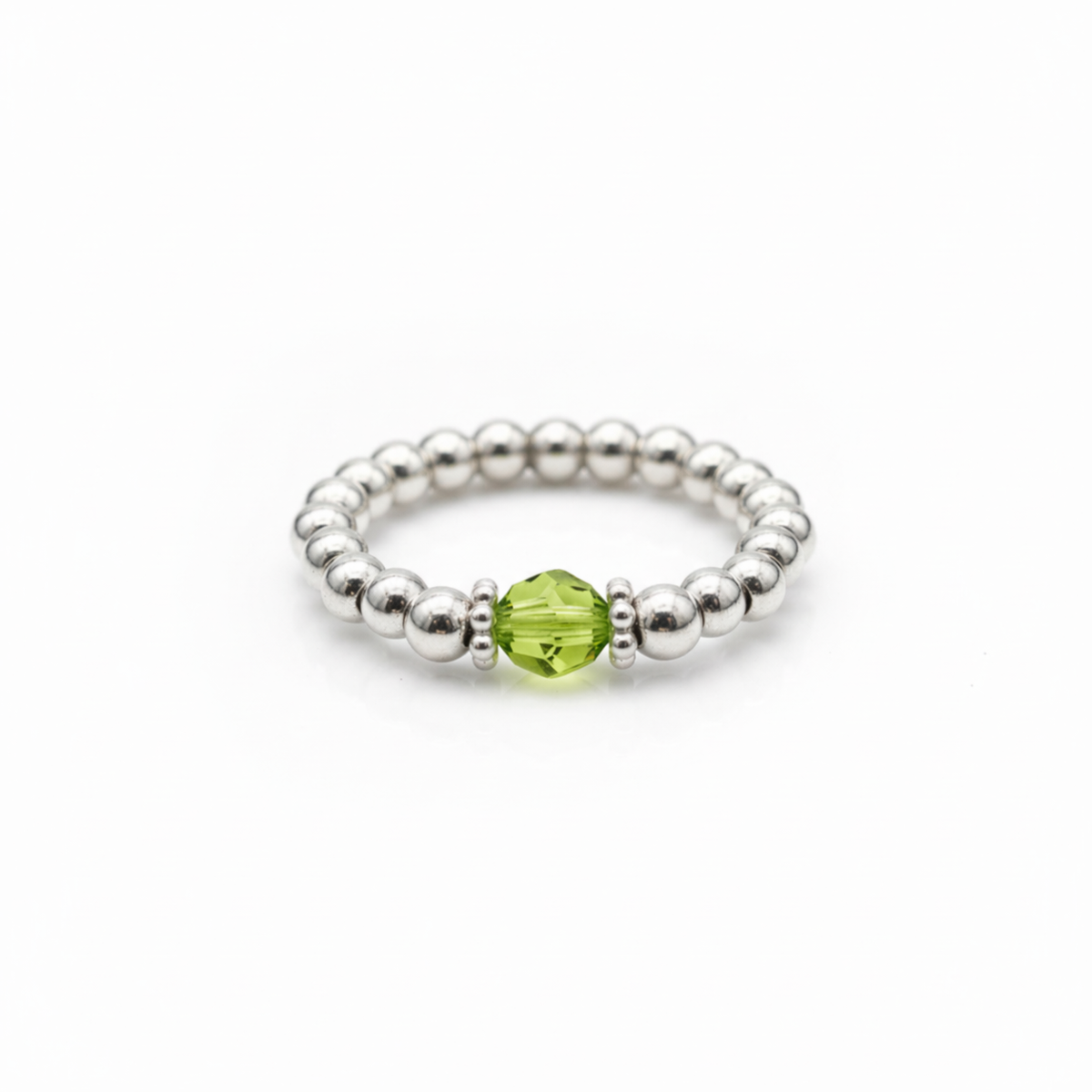 Esme Peridot Crystal Ring