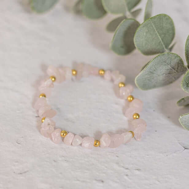 Rose Quartz Bracelet - Made Here with Love