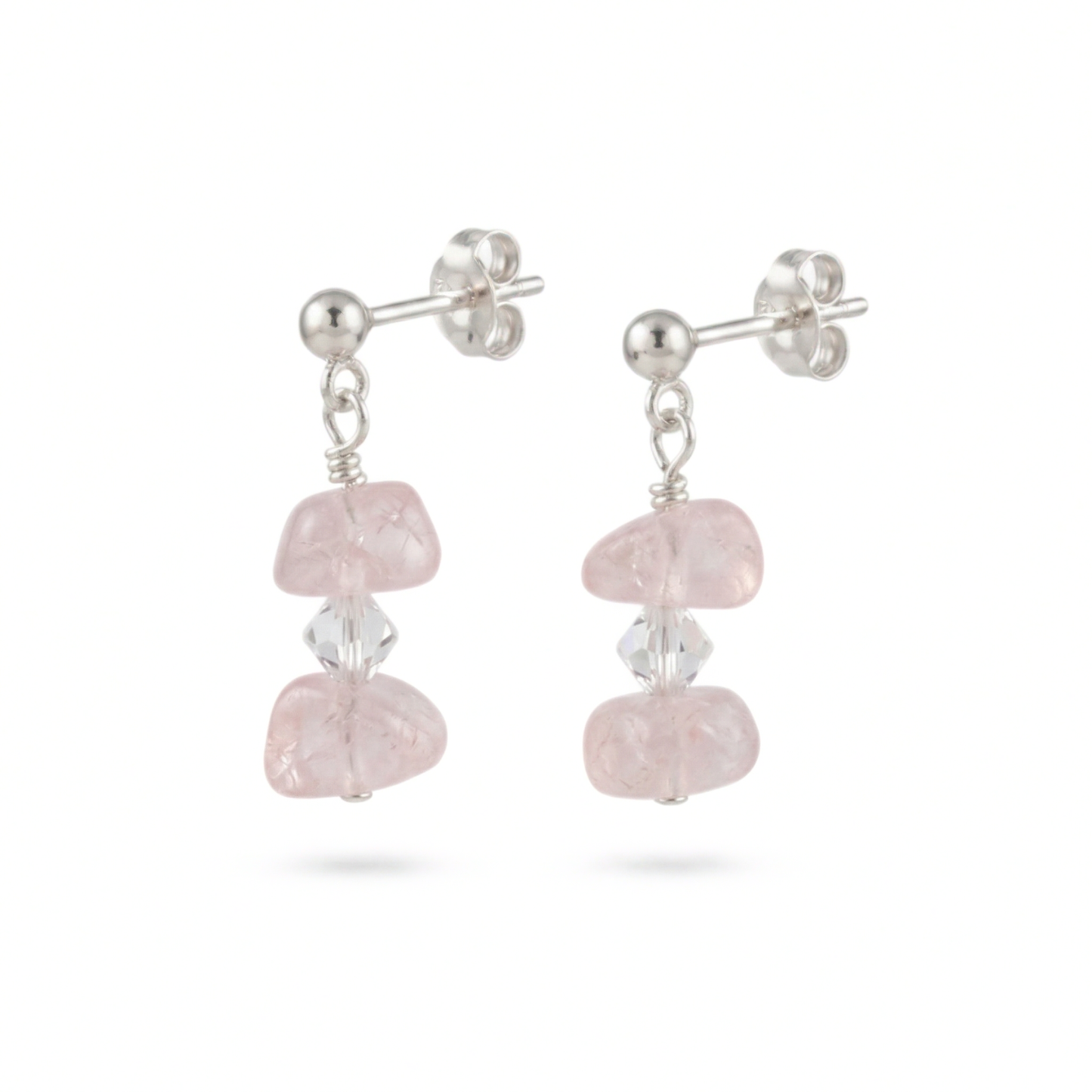 Rose Quartz Earrings