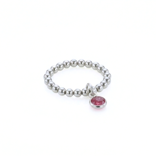 Ruby July Birthstone Ring