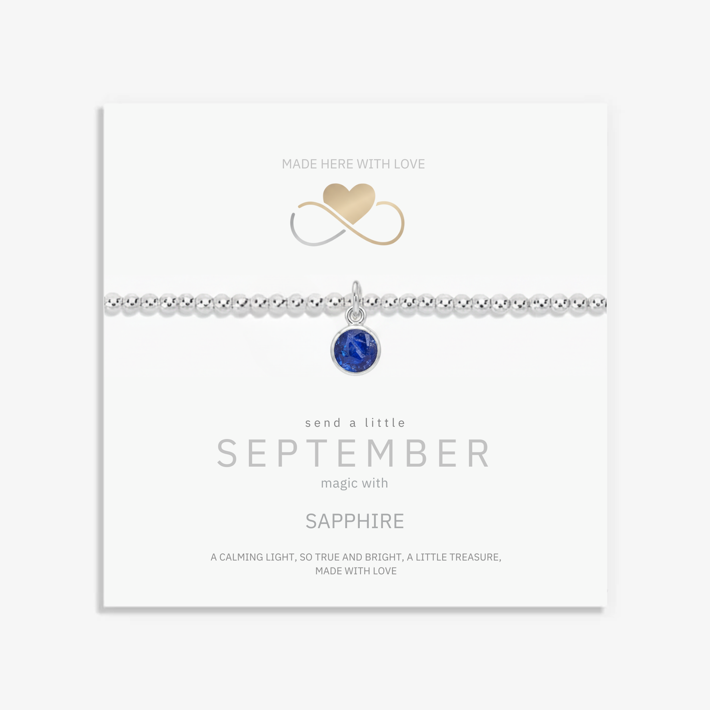 Sapphire September Birthstone Bracelet