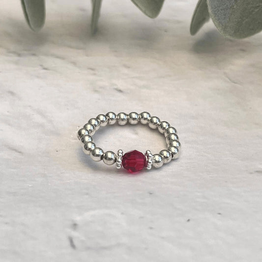 Silver Scarlet Ring - Made Here with Love