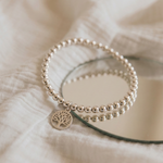 Tree of life bracelet in sterling silver, meaningful gift for mum UK