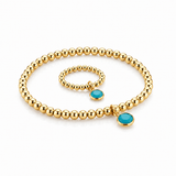 Sophia Turquoise Jewellery Set | Bracelet and Ring Set